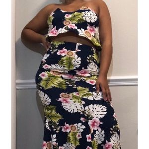 Floral 2- peice dress